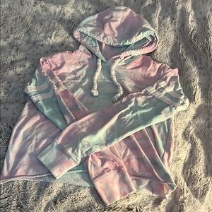 Pastel Tie-Dye Thin Hoodie